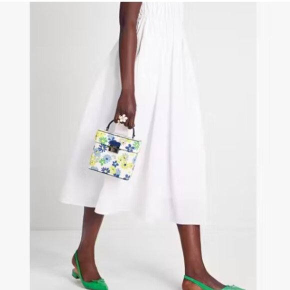 Kate Spade Floral Crossbody Bag in Blue, Yellow, and Green - Picture 2 of 6